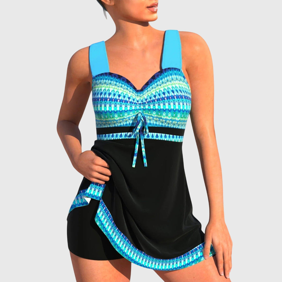 Colorful Two-Piece Swimsuit