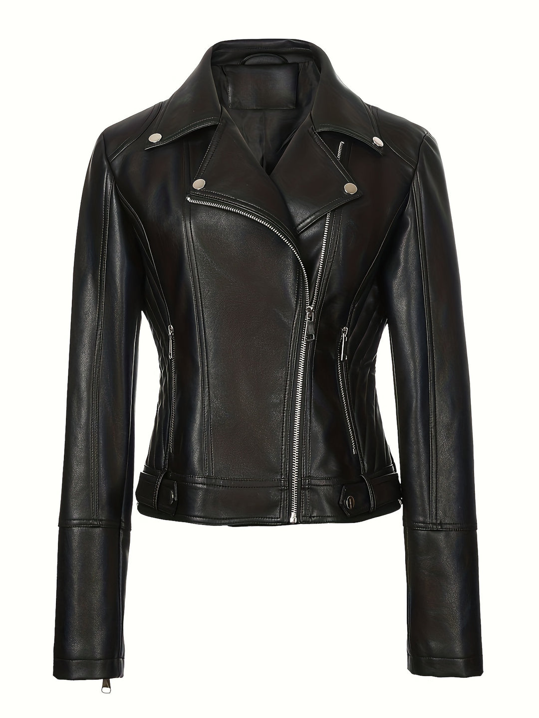 Aria | Leather Biker Jacket