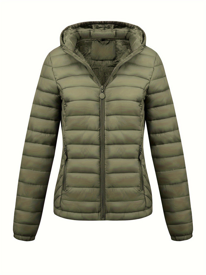 Amara | Lightweight Hooded Puffer Jacket