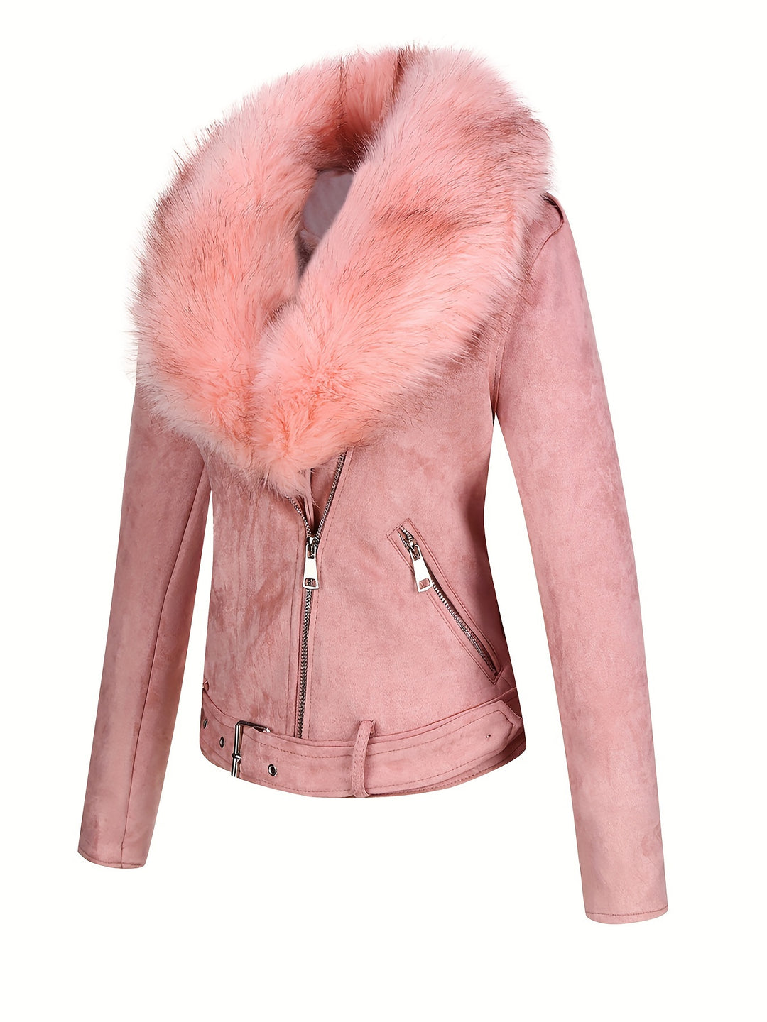 Maribel | Faux Fur Suede Jacket