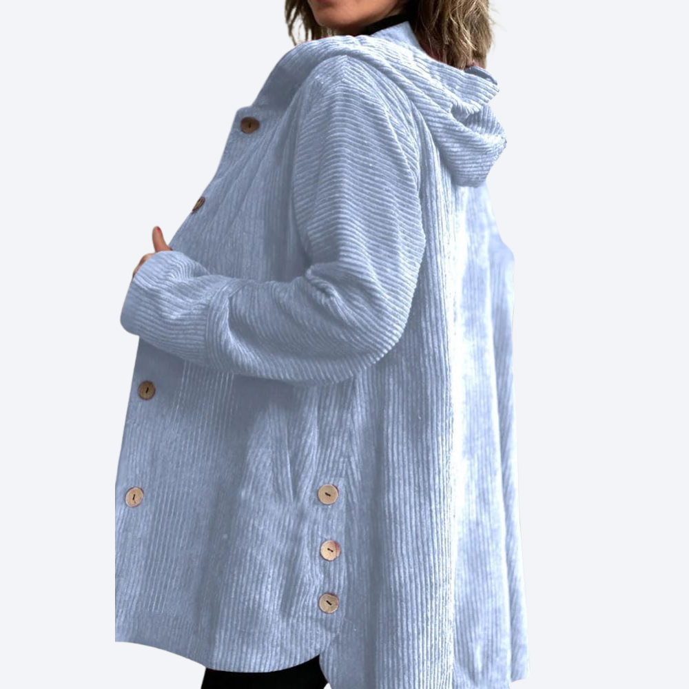 Cordia | Cozy Corduroy Hooded Jacket
