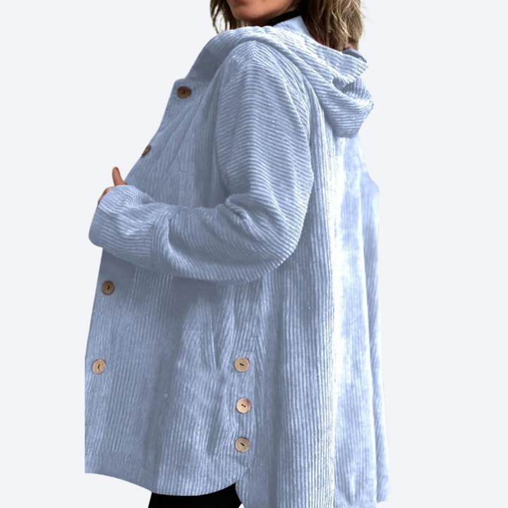 Cordia | Cozy Corduroy Hooded Jacket
