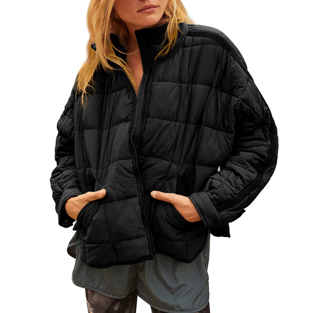 Suzan | Lightweight Zip Puffer Jacket