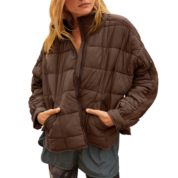 Suzan | Lightweight Zip Puffer Jacket
