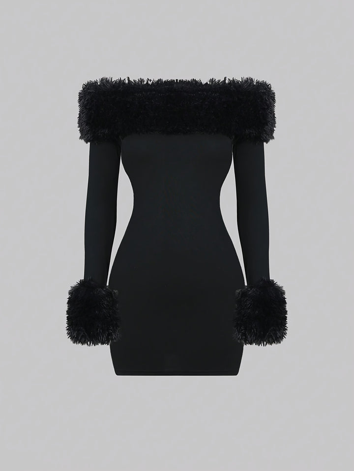Delphine | Elegant Off-Shoulder Bodycon Dress