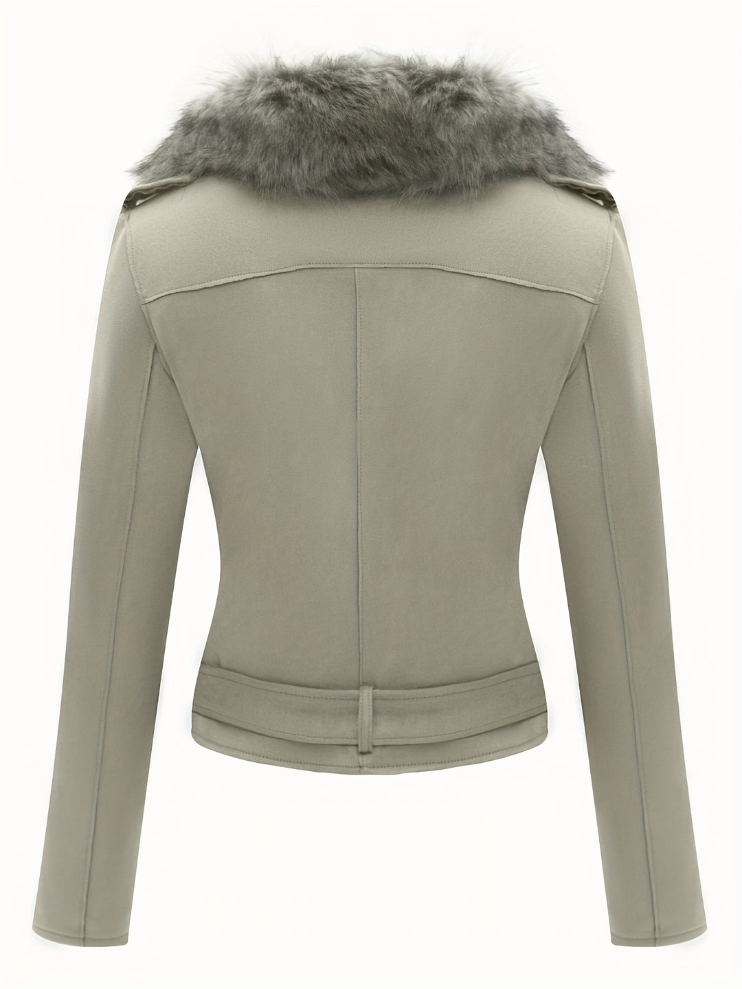 Maribel | Faux Fur Suede Jacket