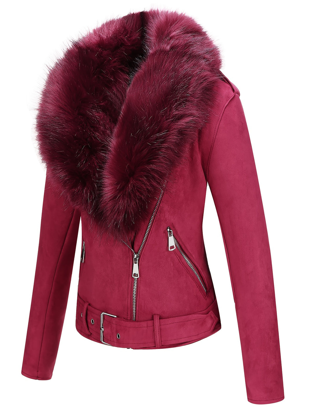 Maribel | Faux Fur Suede Jacket