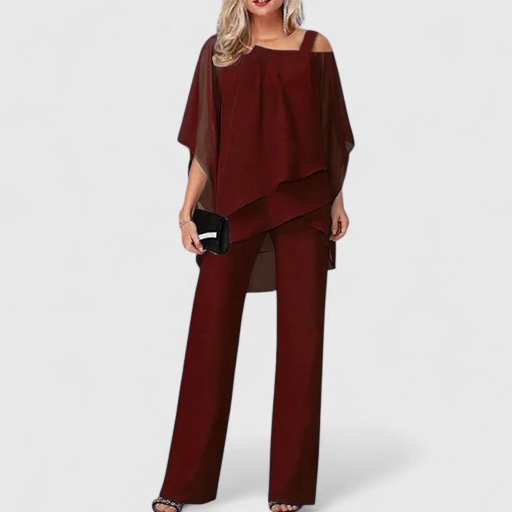 Celina | Elegant Two-Piece Pant Set