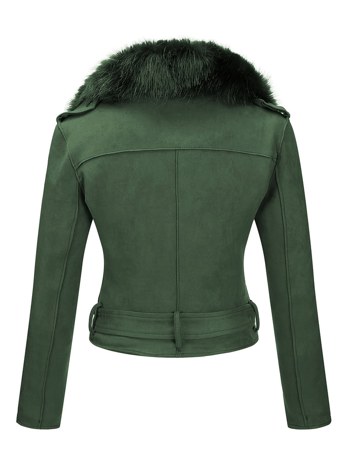 Maribel | Faux Fur Suede Jacket