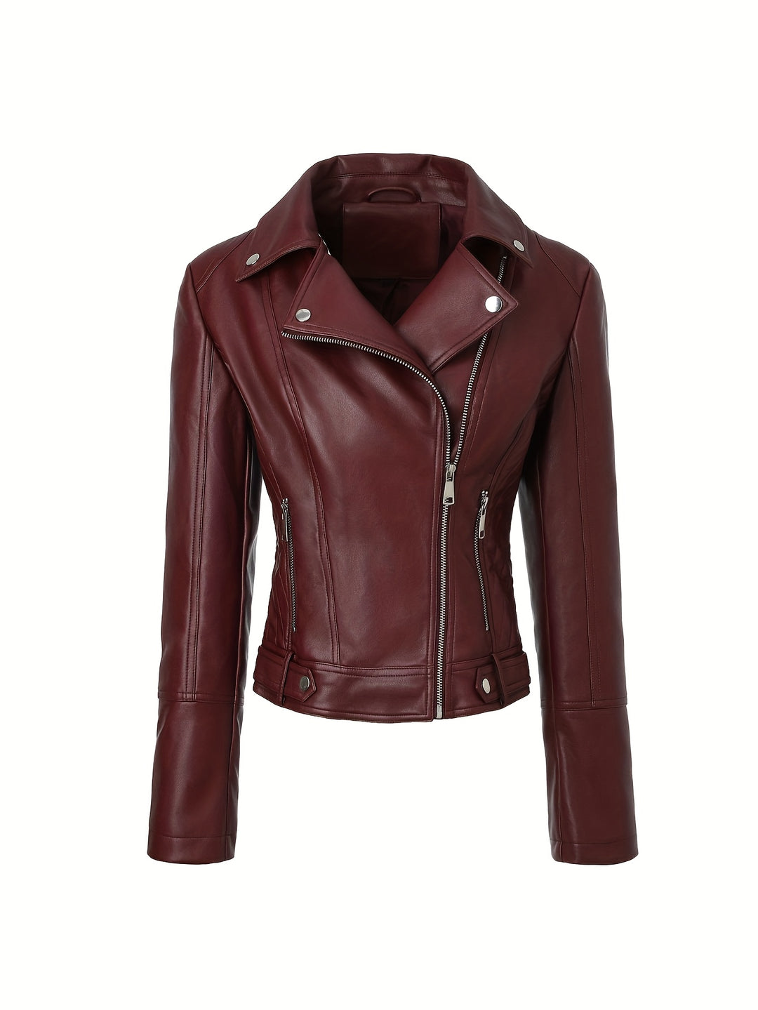 Aria | Leather Biker Jacket