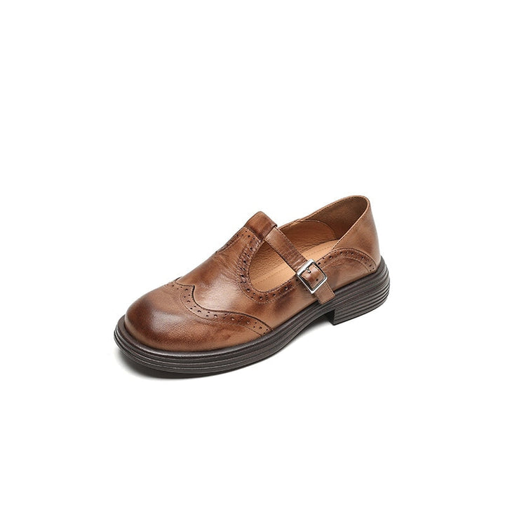 Sarah | Risla Leather Mary Janes