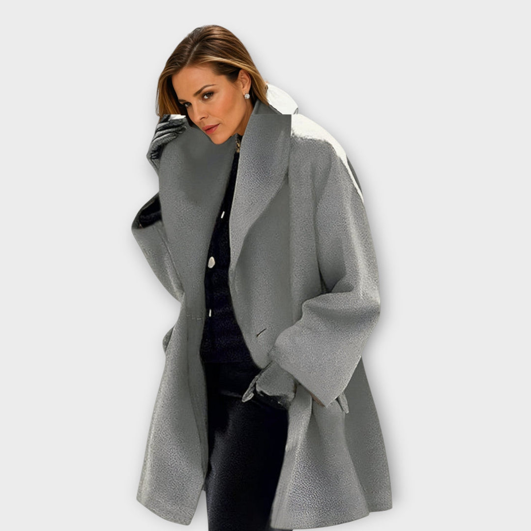 Anna - Premium Windproof Wool Coat