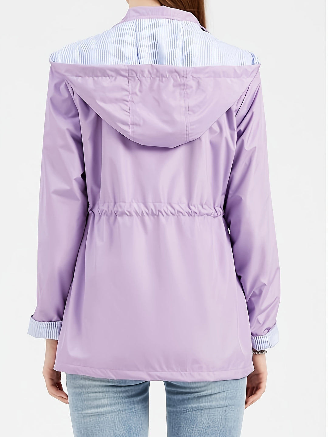 Clarisse | Detachable Hood Windbreaker Jacket