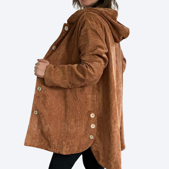 Cordia | Cozy Corduroy Hooded Jacket