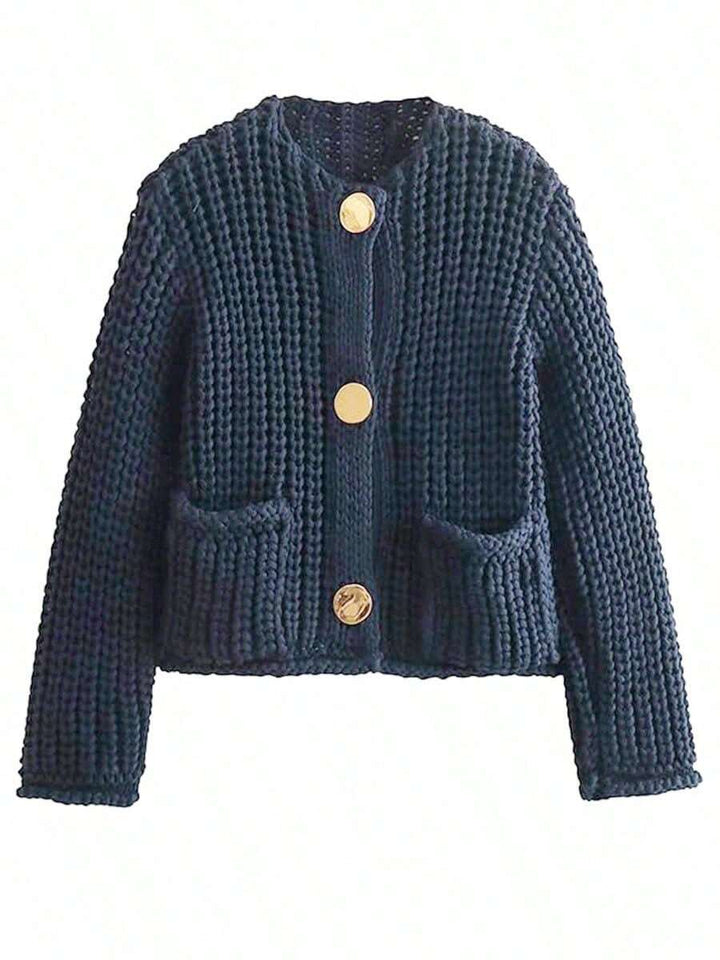 Clara | Cropped Knit Cardigan