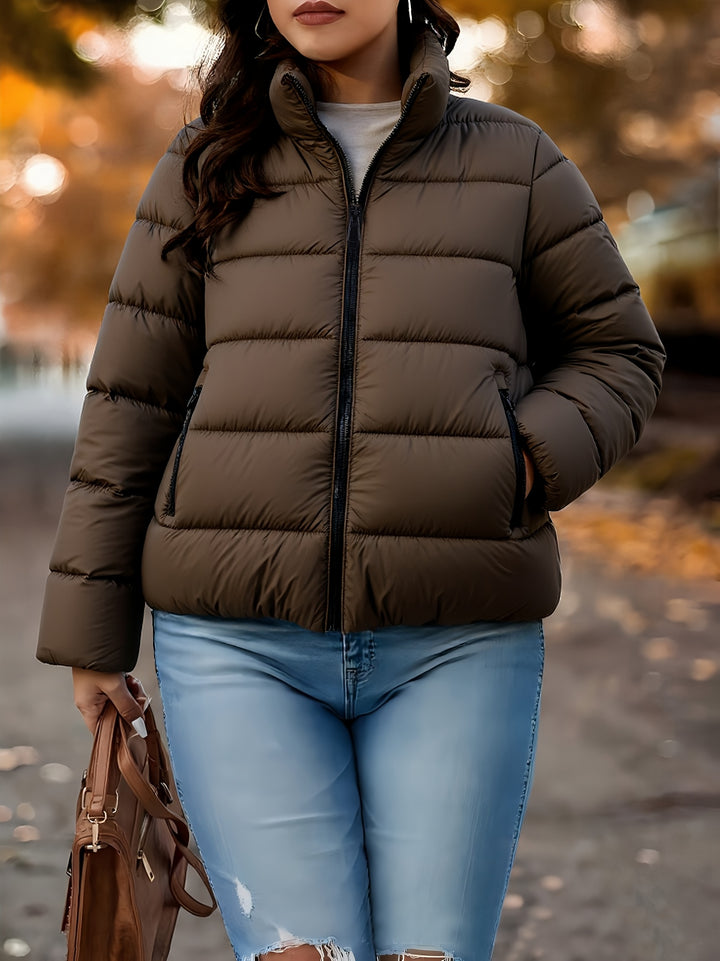 Elora | Elegant Full-Zip Winter Jacket