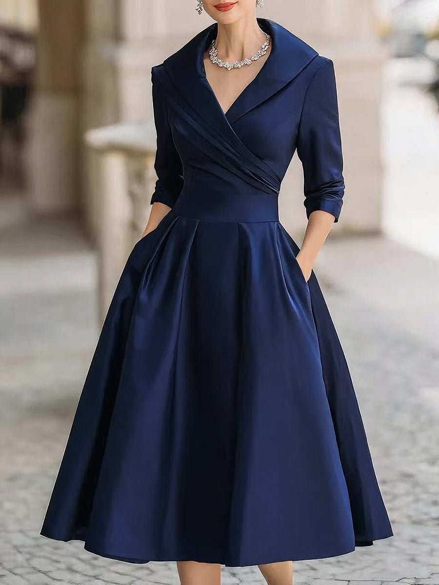 Klaudyna | Elegant Midi Dress Sofia Rose Boutique Klaudyna | Elegant Midi Dress Sofia Rose Boutique