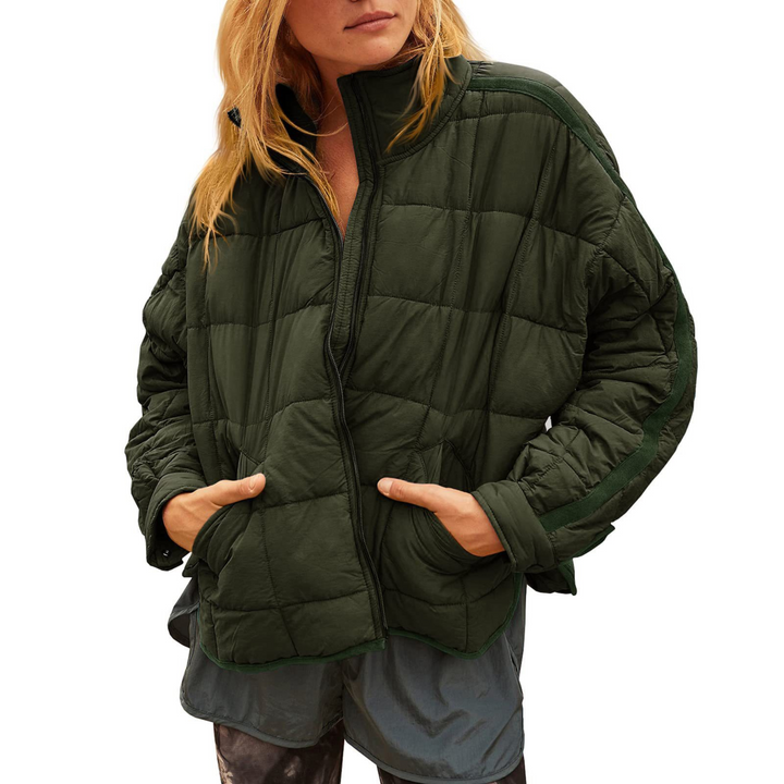 Suzan | Lightweight Zip Puffer Jacket