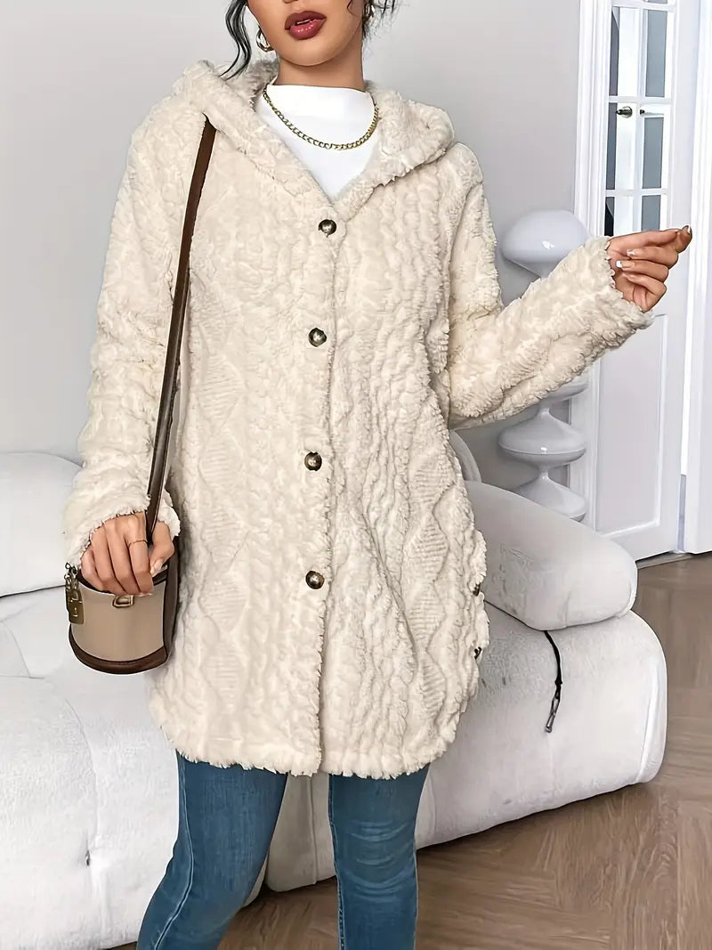 Sophie | Plush Hooded Cardigan