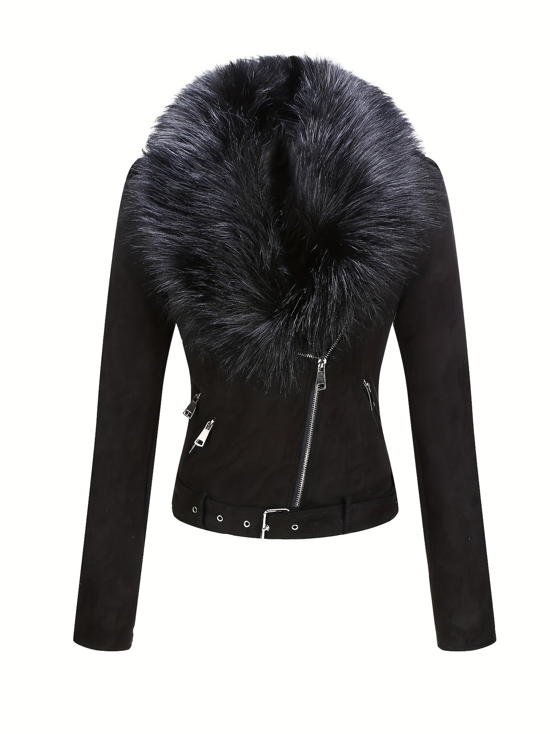 Maribel | Faux Fur Suede Jacket