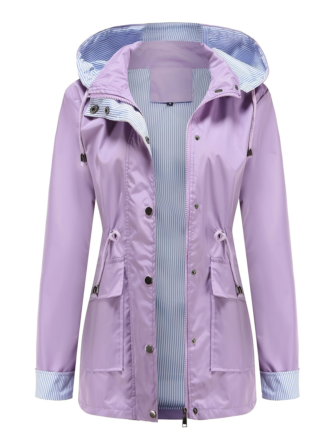 Clarisse | Detachable Hood Windbreaker Jacket