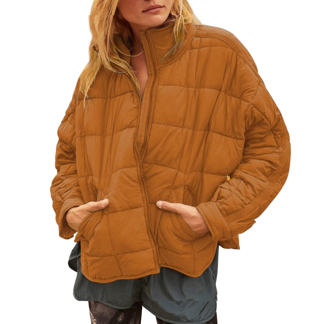 Suzan | Lightweight Zip Puffer Jacket