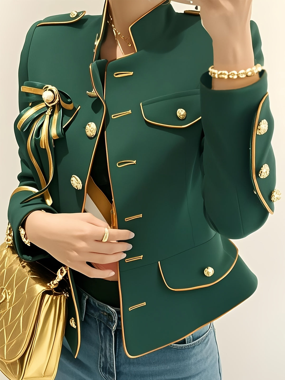 Amara | Elegant Slim-Fit Short Jacket