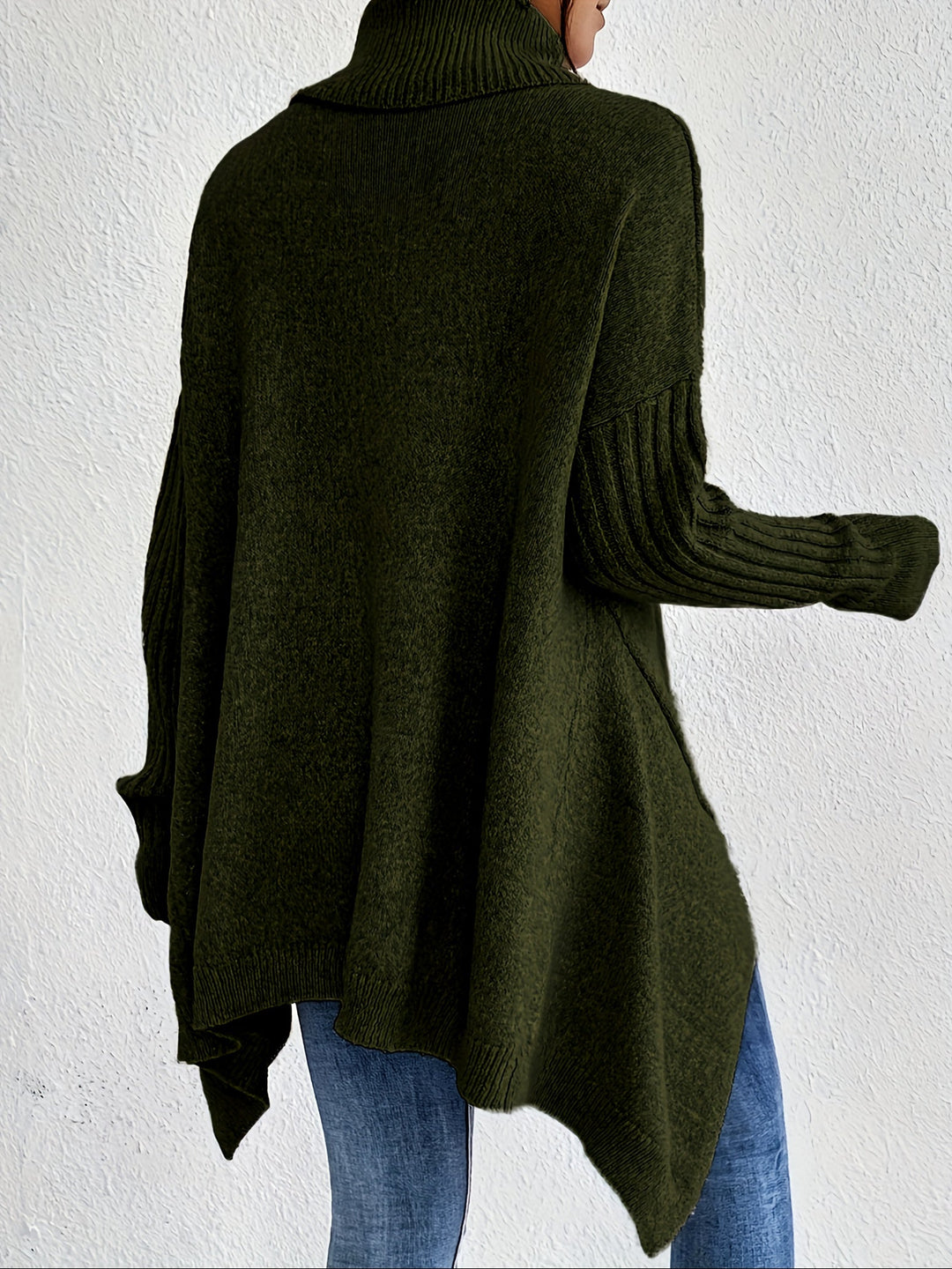 Tahlia | Casual Long Sleeve High Neck Sweater