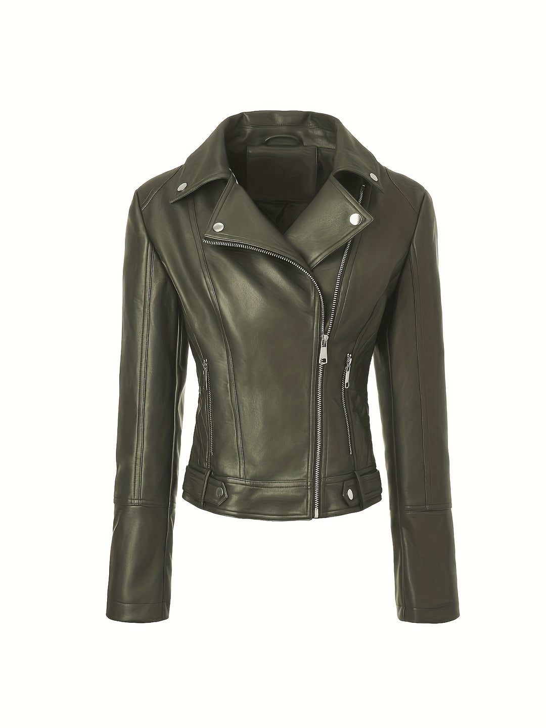 Aria | Leather Biker Jacket