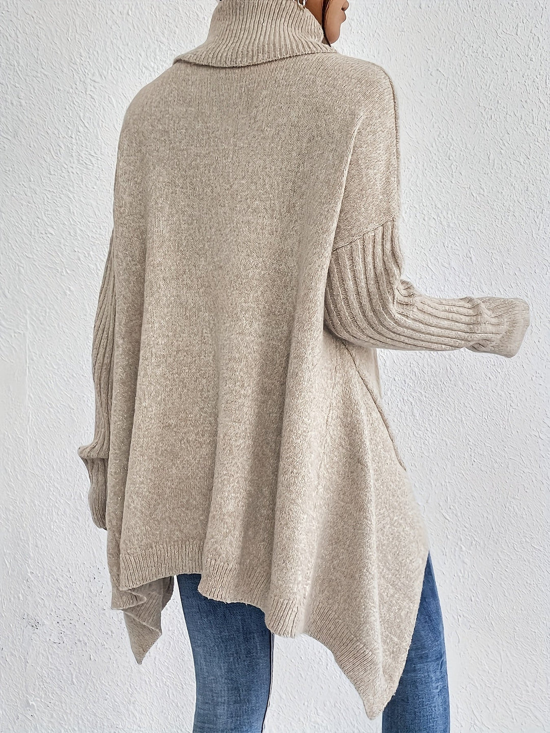 Tahlia | Casual Long Sleeve High Neck Sweater