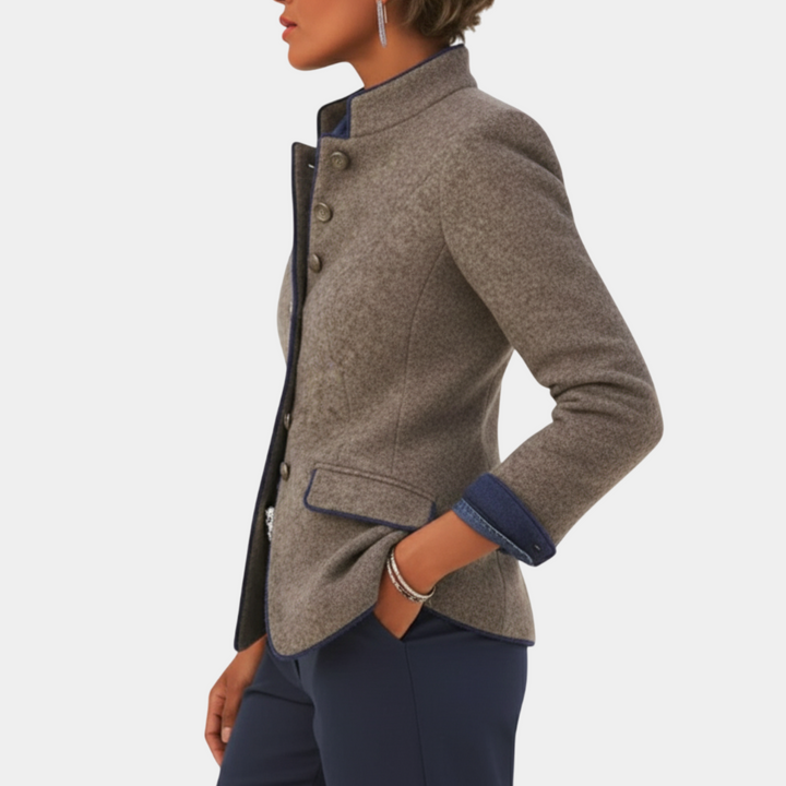 Elegante Wollen Blazer voor Dames