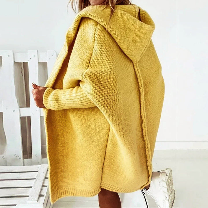 Valentina | Loose Knit Hooded Cardigan