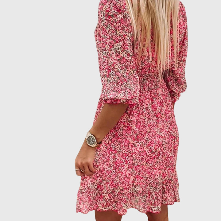 Elisa™ | Floral Puff Sleeve Dress