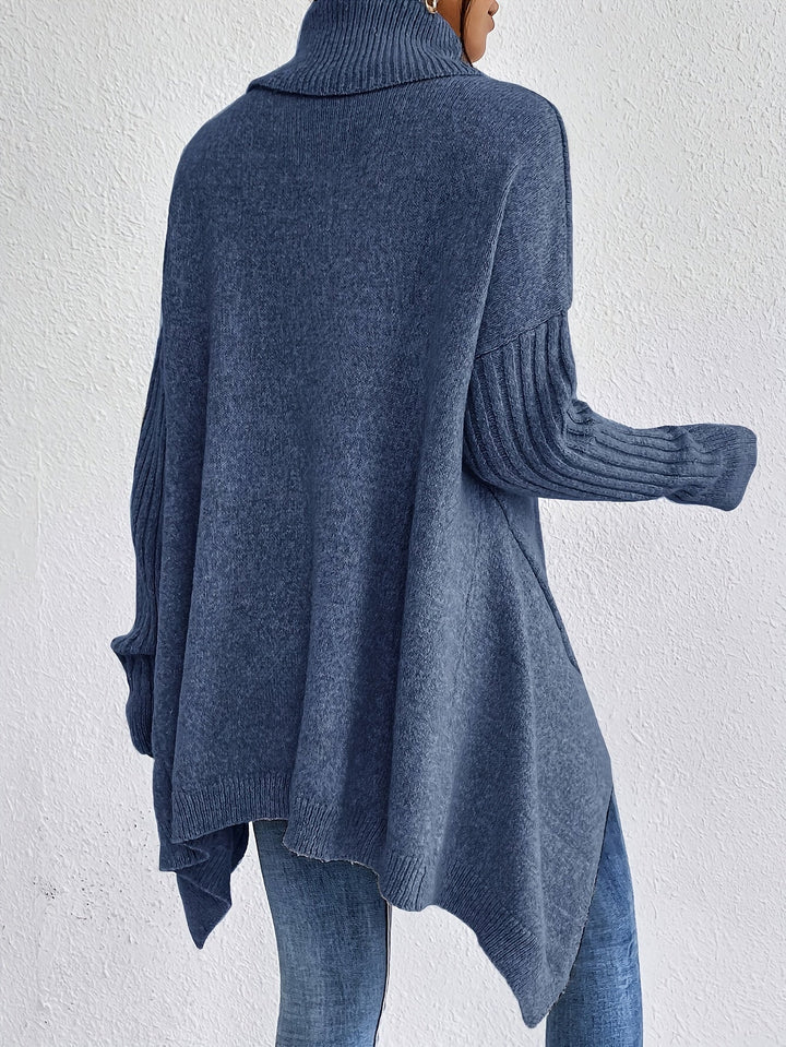 Tahlia | Casual Long Sleeve High Neck Sweater