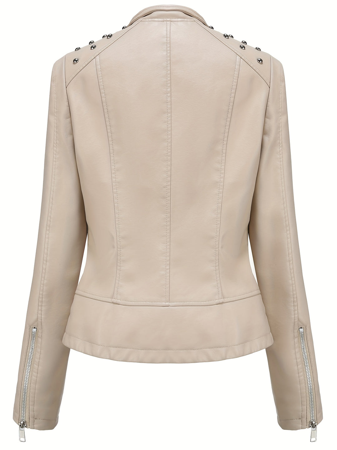 Eva | Elegant Beaded Biker Jacket