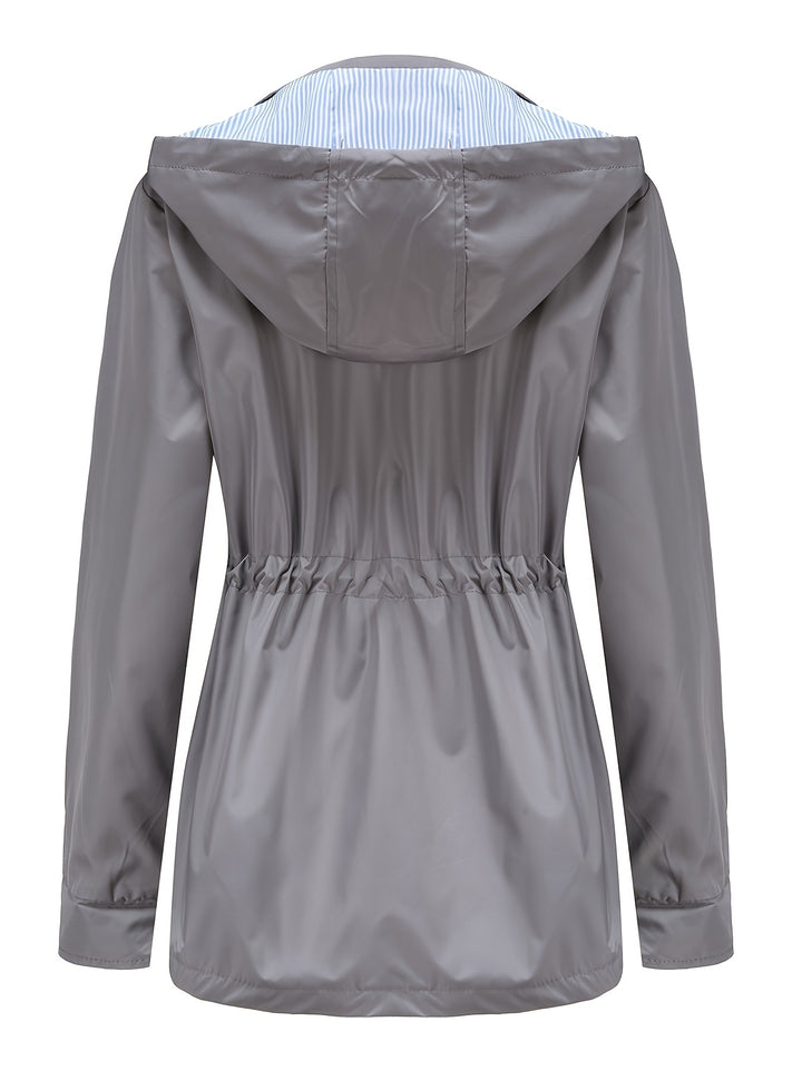 Clarisse | Detachable Hood Windbreaker Jacket