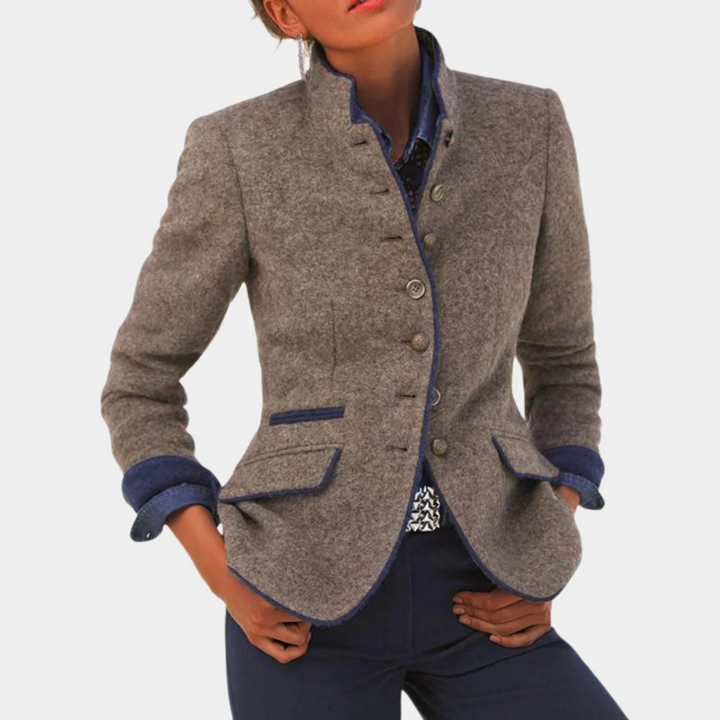 Elegante Wollen Blazer voor Dames