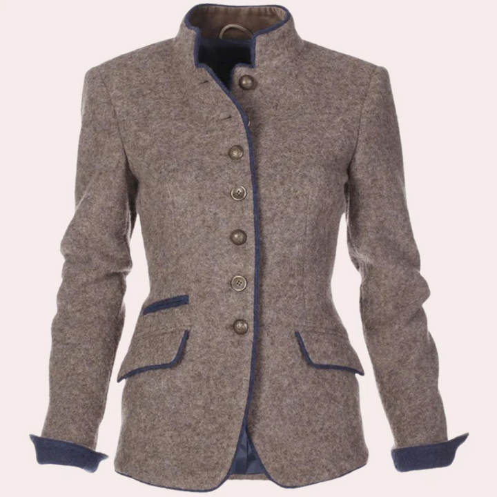 Elegante Wollen Blazer voor Dames
